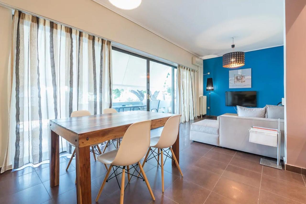 Glyfada Glass-Walled Designed Apt Athen Eksteriør billede