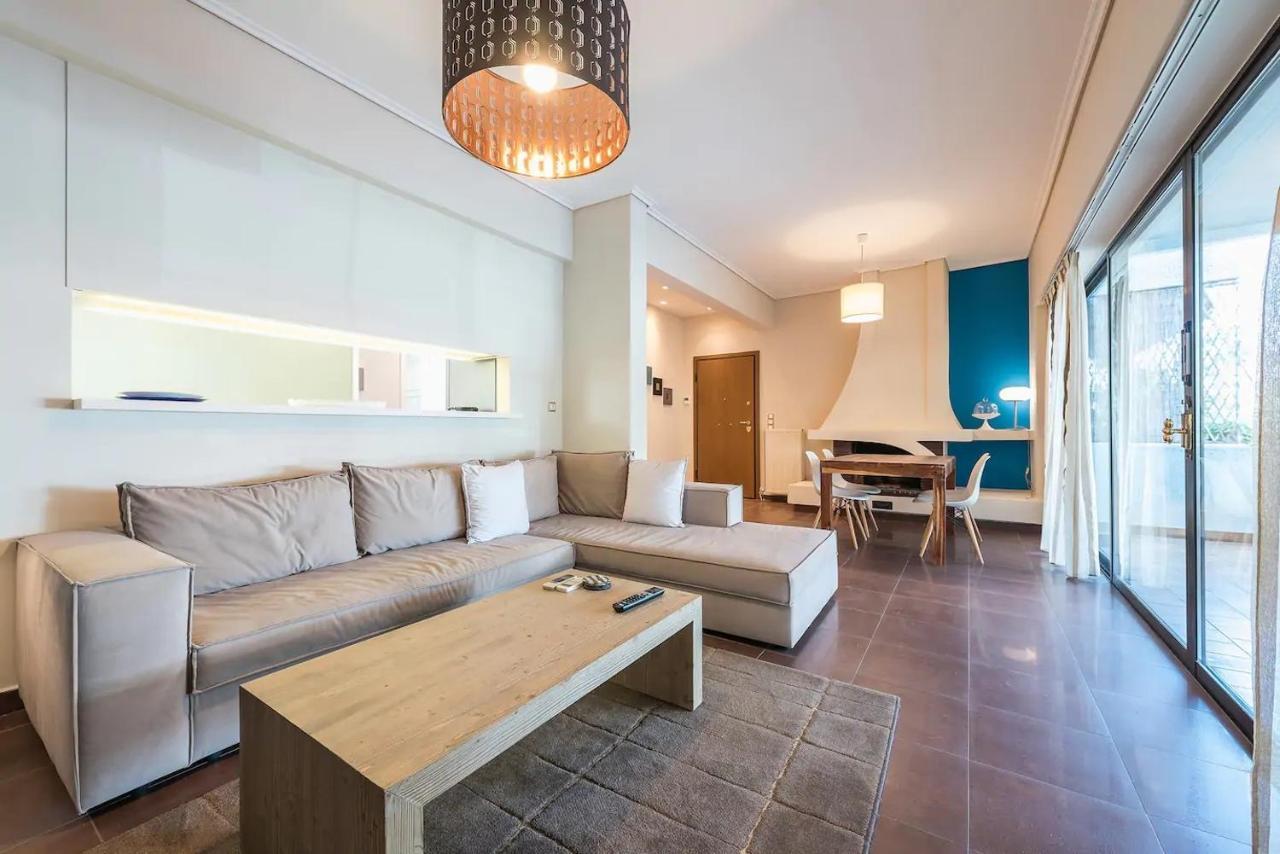 Glyfada Glass-Walled Designed Apt Athen Eksteriør billede