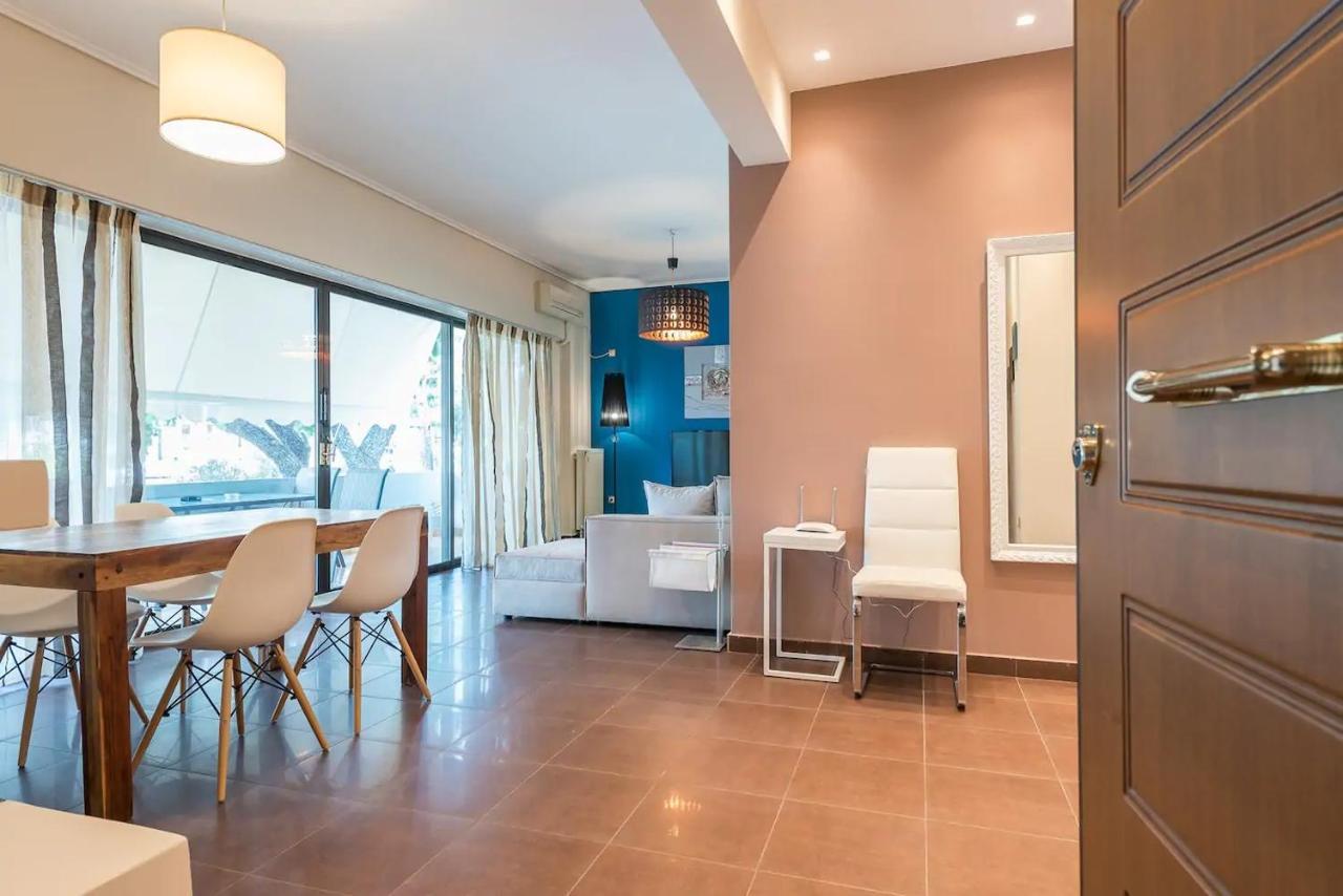 Glyfada Glass-Walled Designed Apt Athen Eksteriør billede