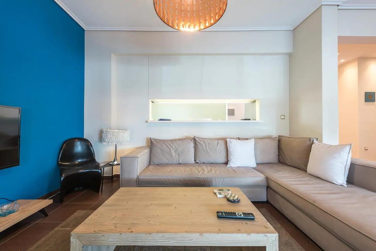 Glyfada Glass-Walled Designed Apt Athen Eksteriør billede